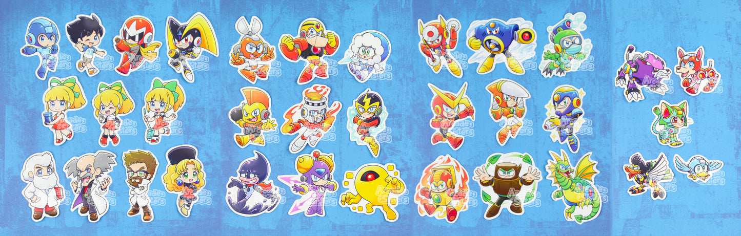 Megaman Stickers & Badges