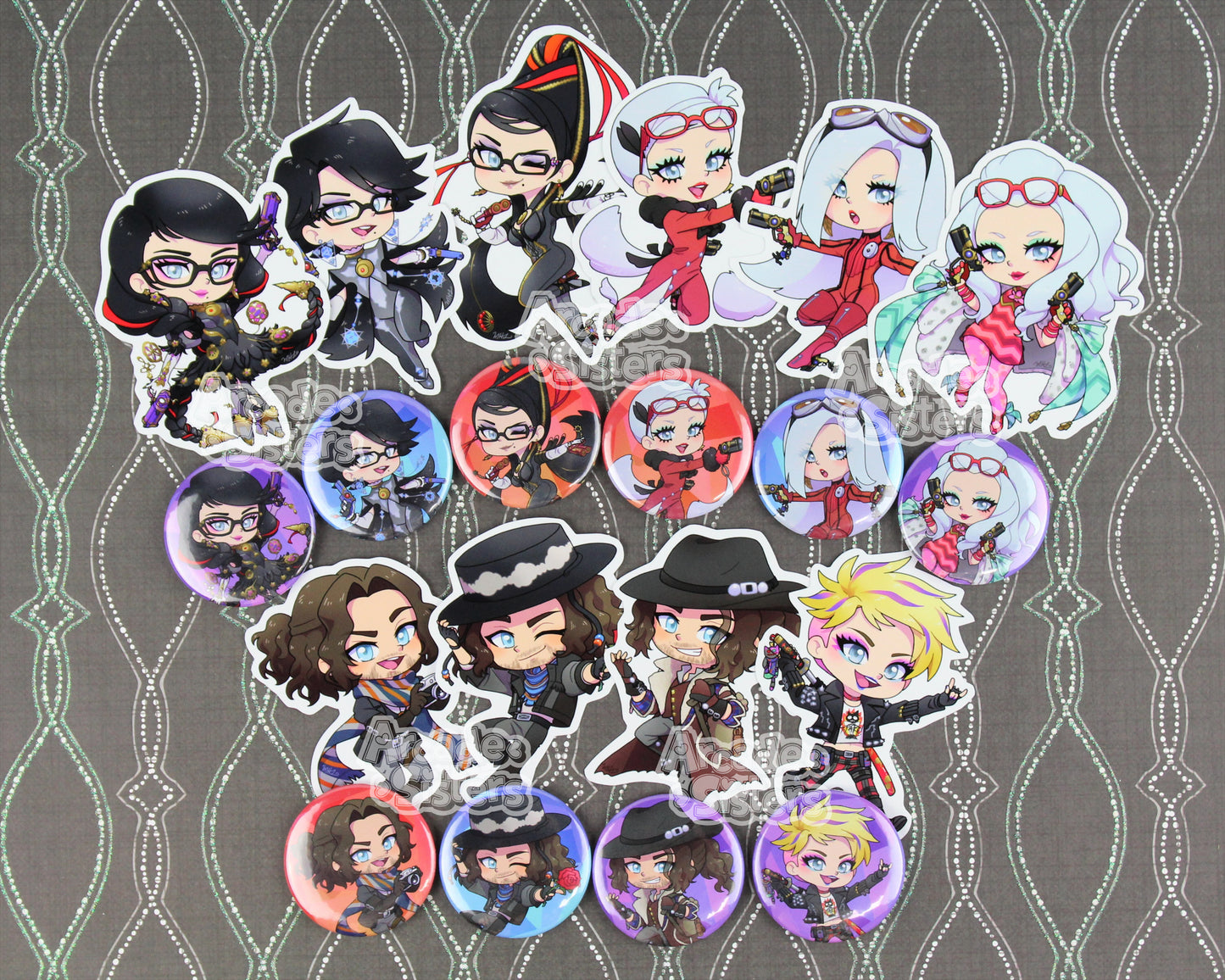Bayonetta Stickers & Badges