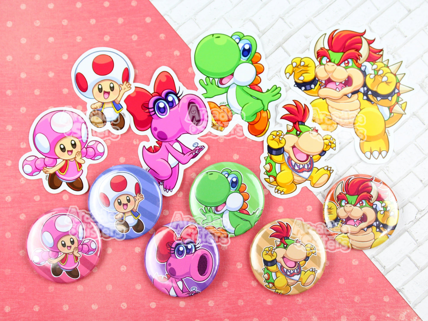 Mario Stickers & Badges