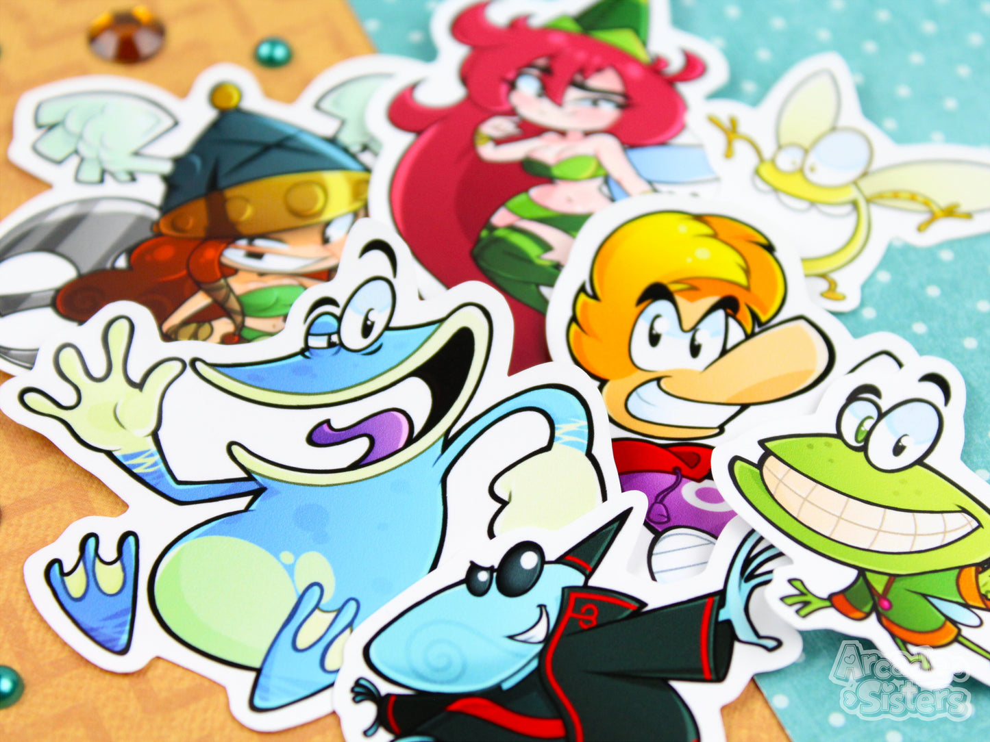 Rayman Stickers & Badges