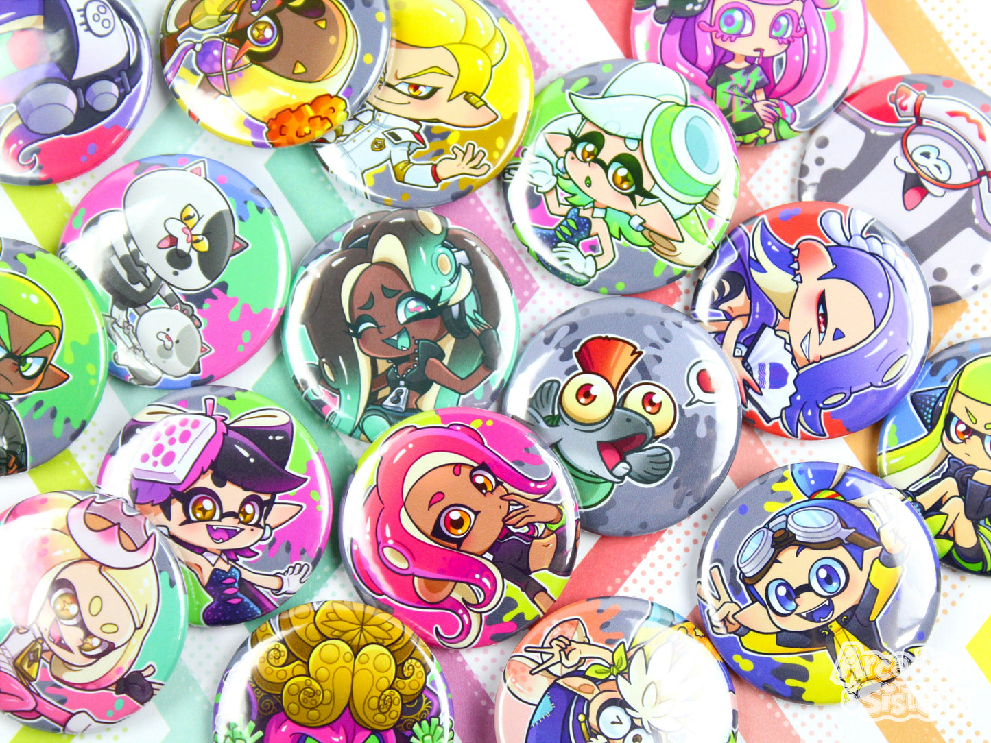 Splatoon Stickers & Badges