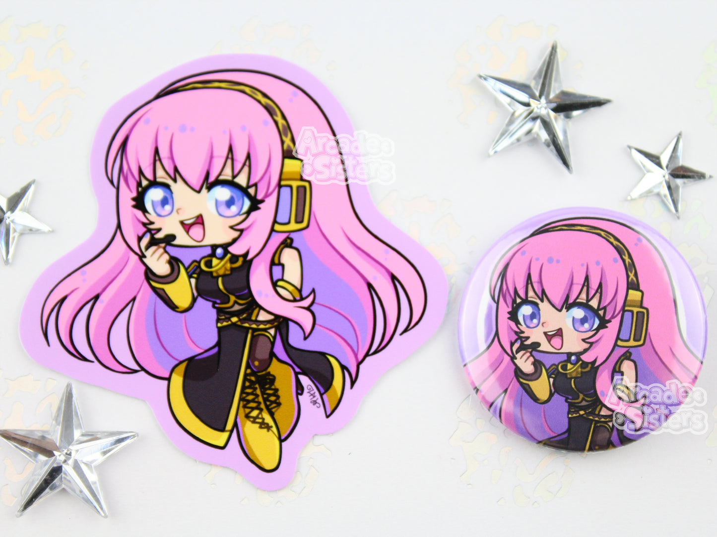 Vocaloid Stickers & Badges