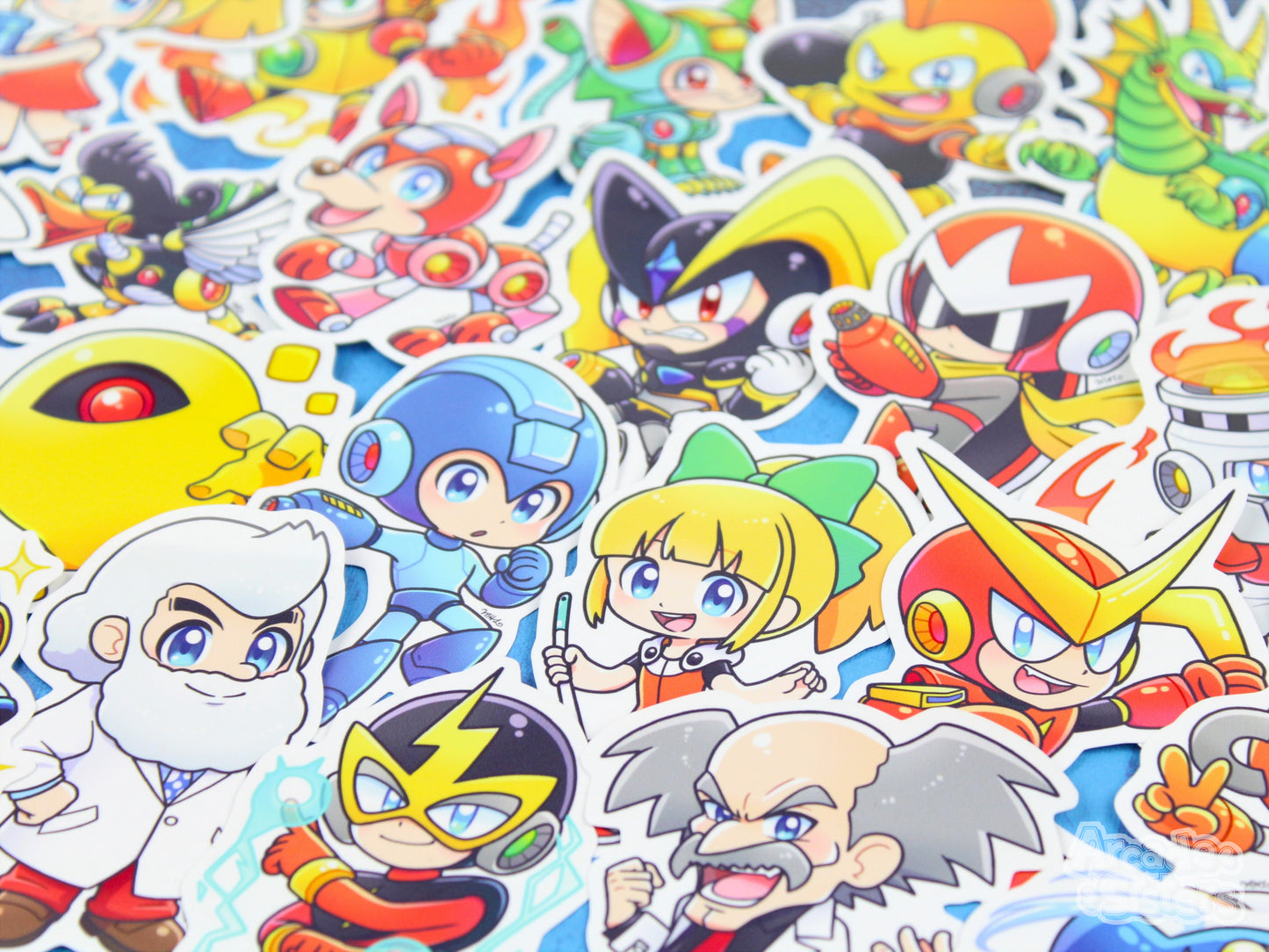 Megaman Stickers & Badges