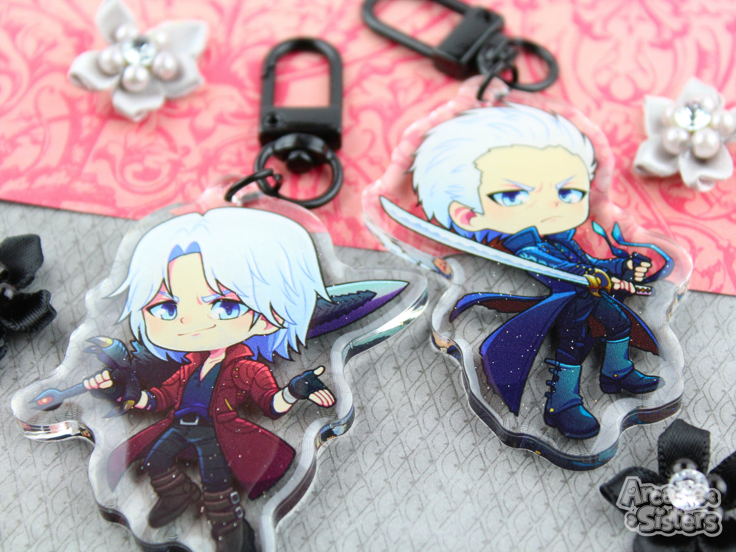 Crying Devil 5 Keychain