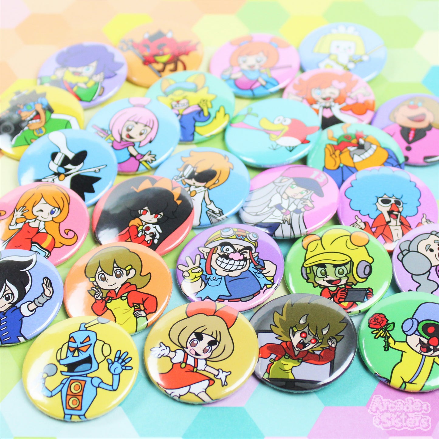 WarioWare Stickers & Badges