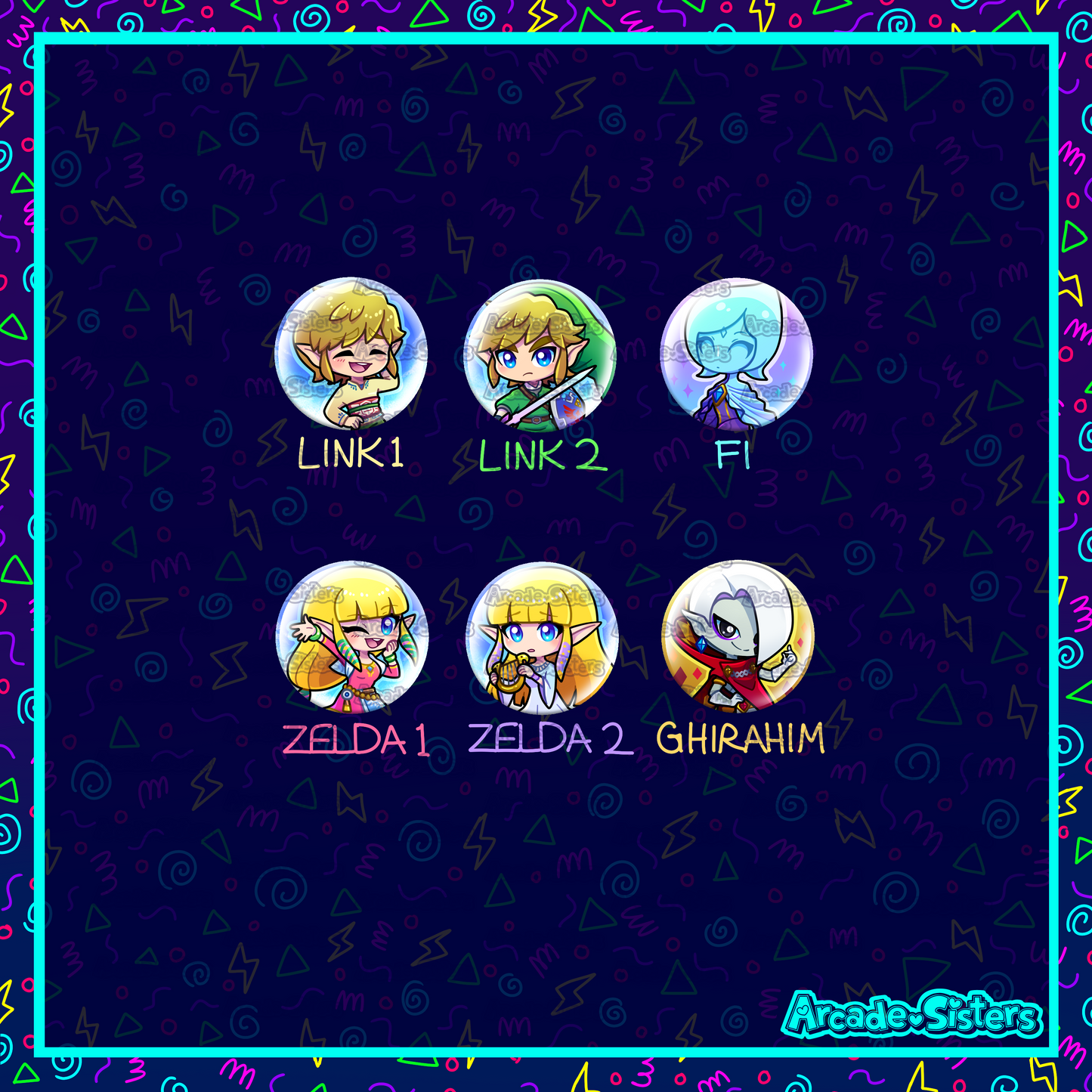 Skyward Sword Stickers & Badges