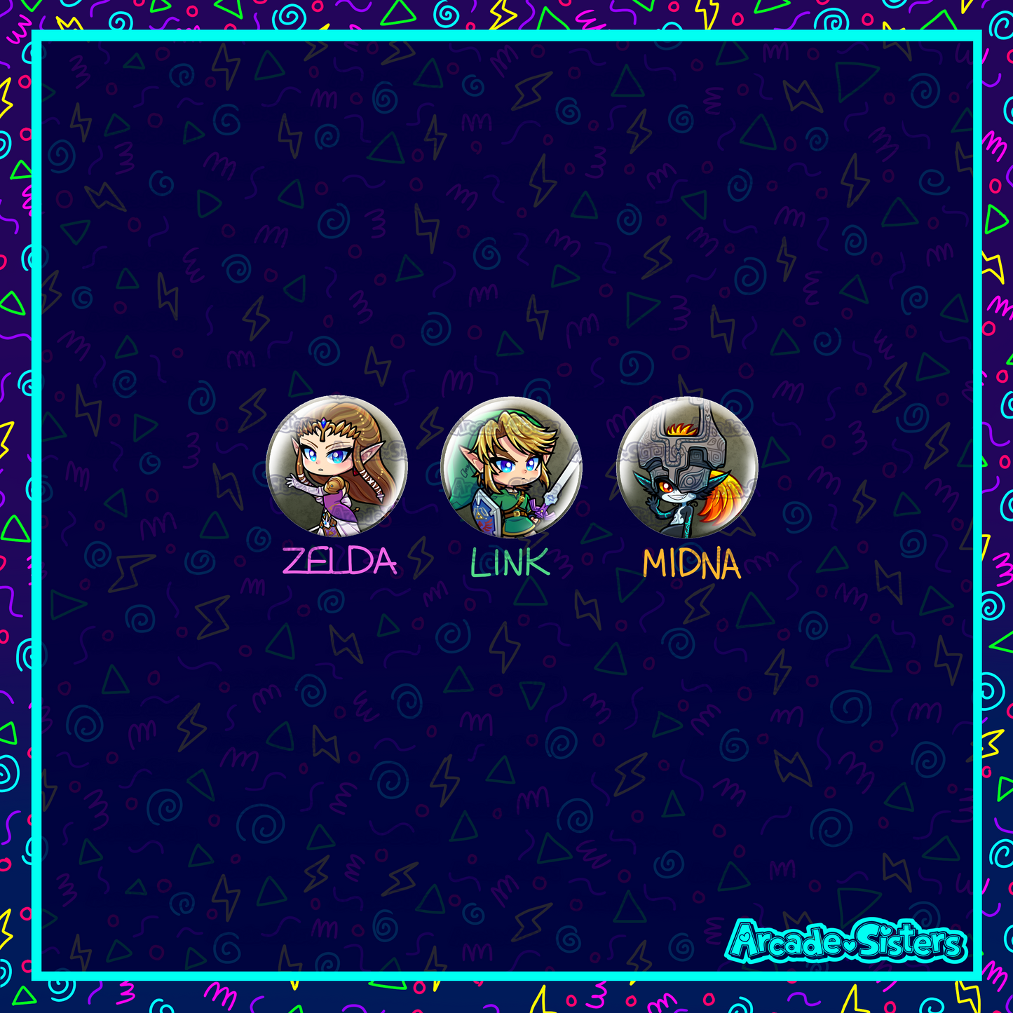 Twilight Princess Stickers & Badges