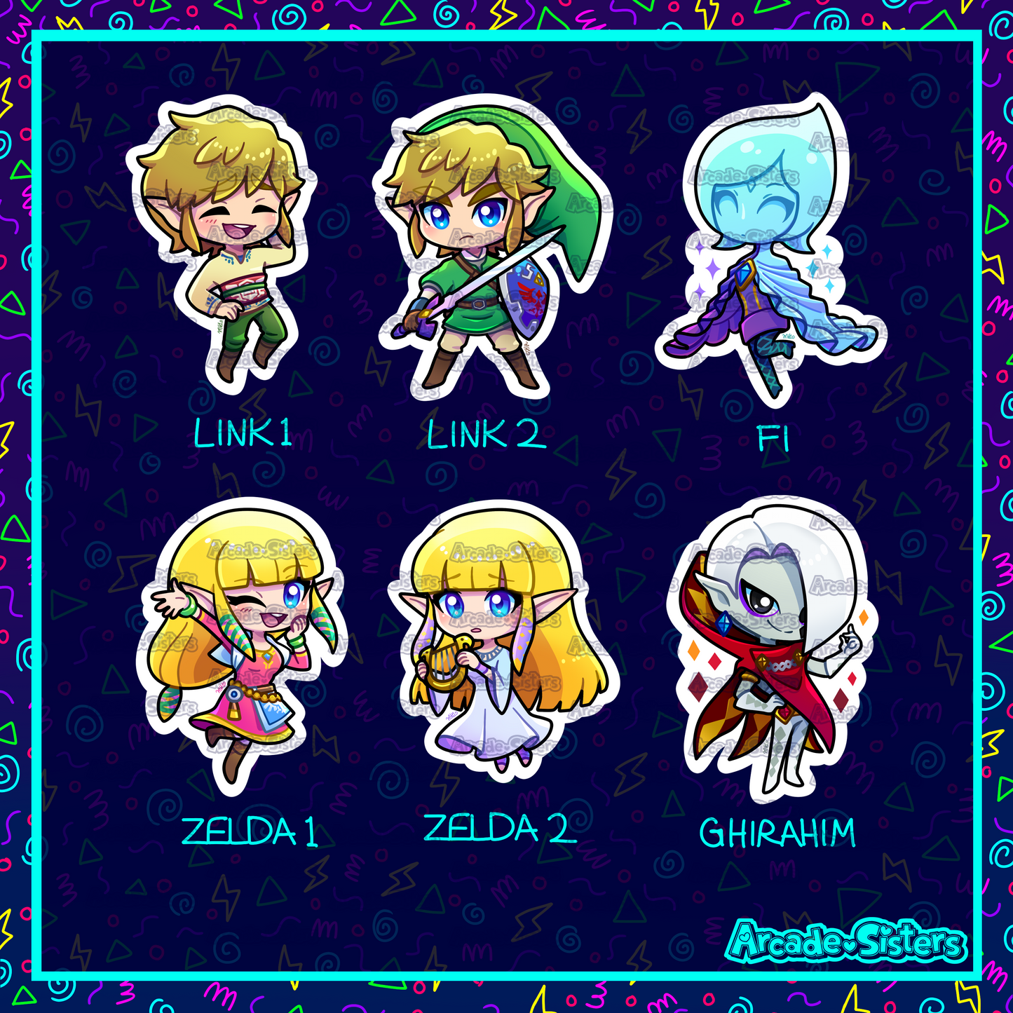 Skyward Sword Stickers & Badges