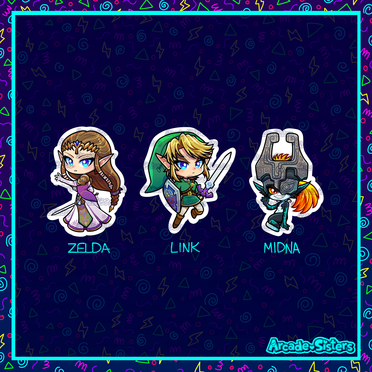 Twilight Princess Stickers & Badges