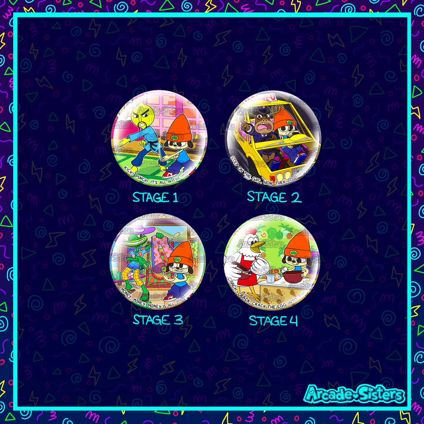 Rapper Stages Badges