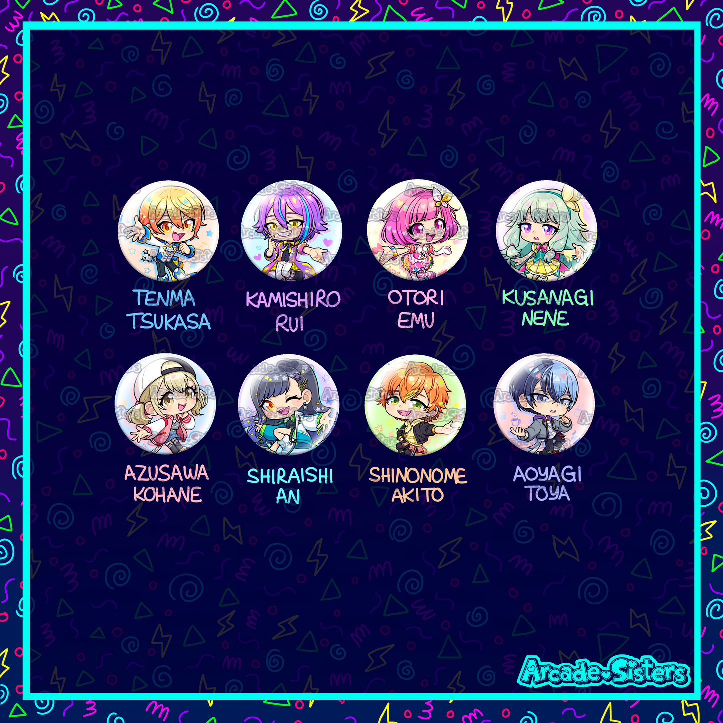 Sekai Stickers & Bagdes