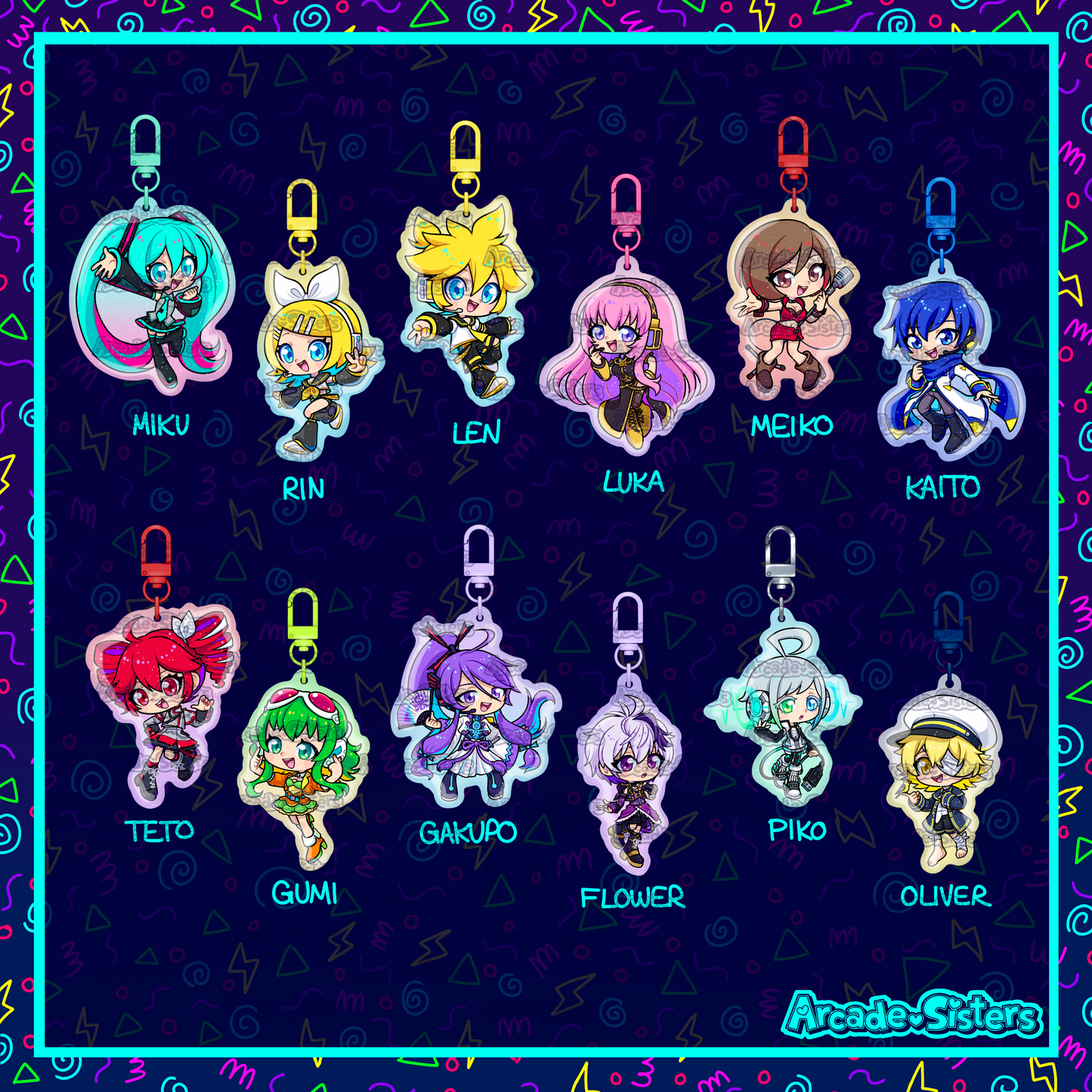 *NEW* Vocaloid Keychain