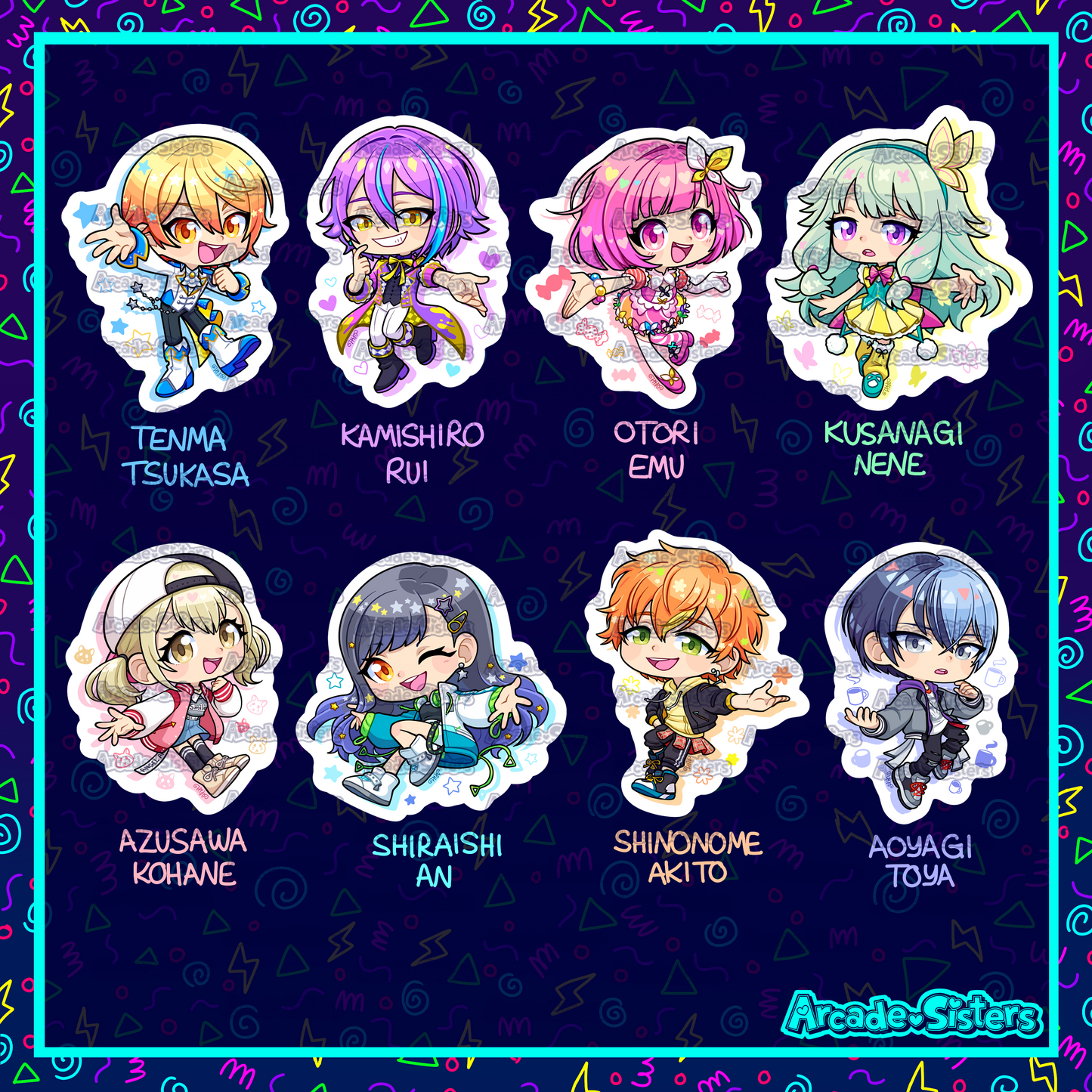 Sekai Stickers & Bagdes