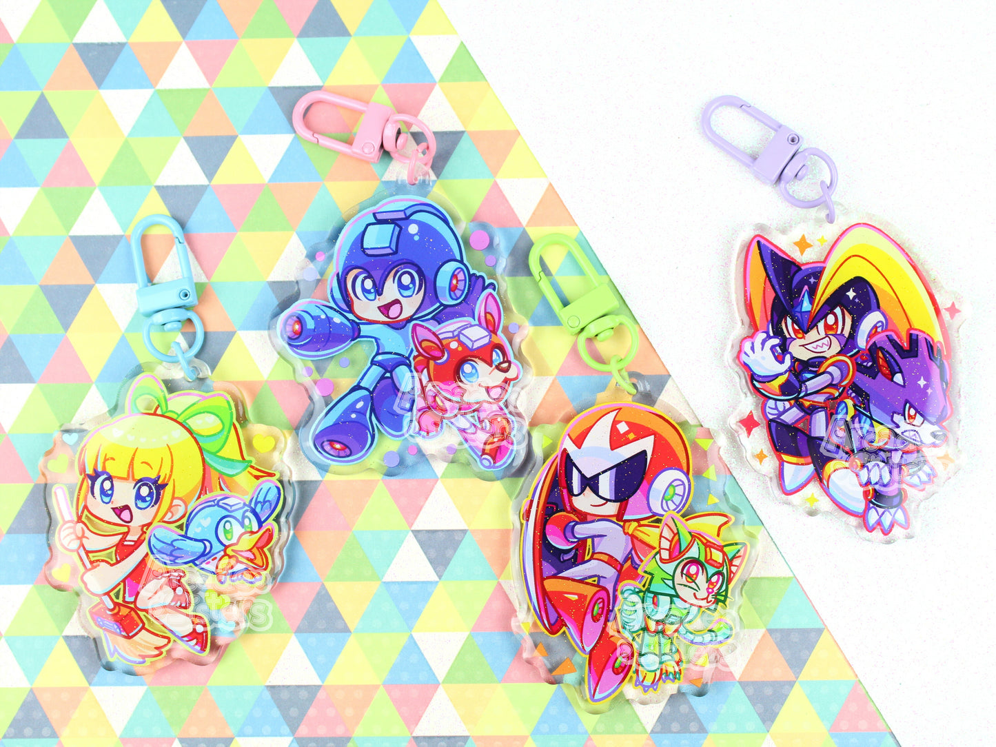 Megaman Classic Keychain
