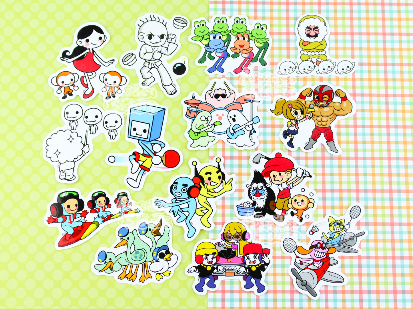 Rhythm Heaven Stickers