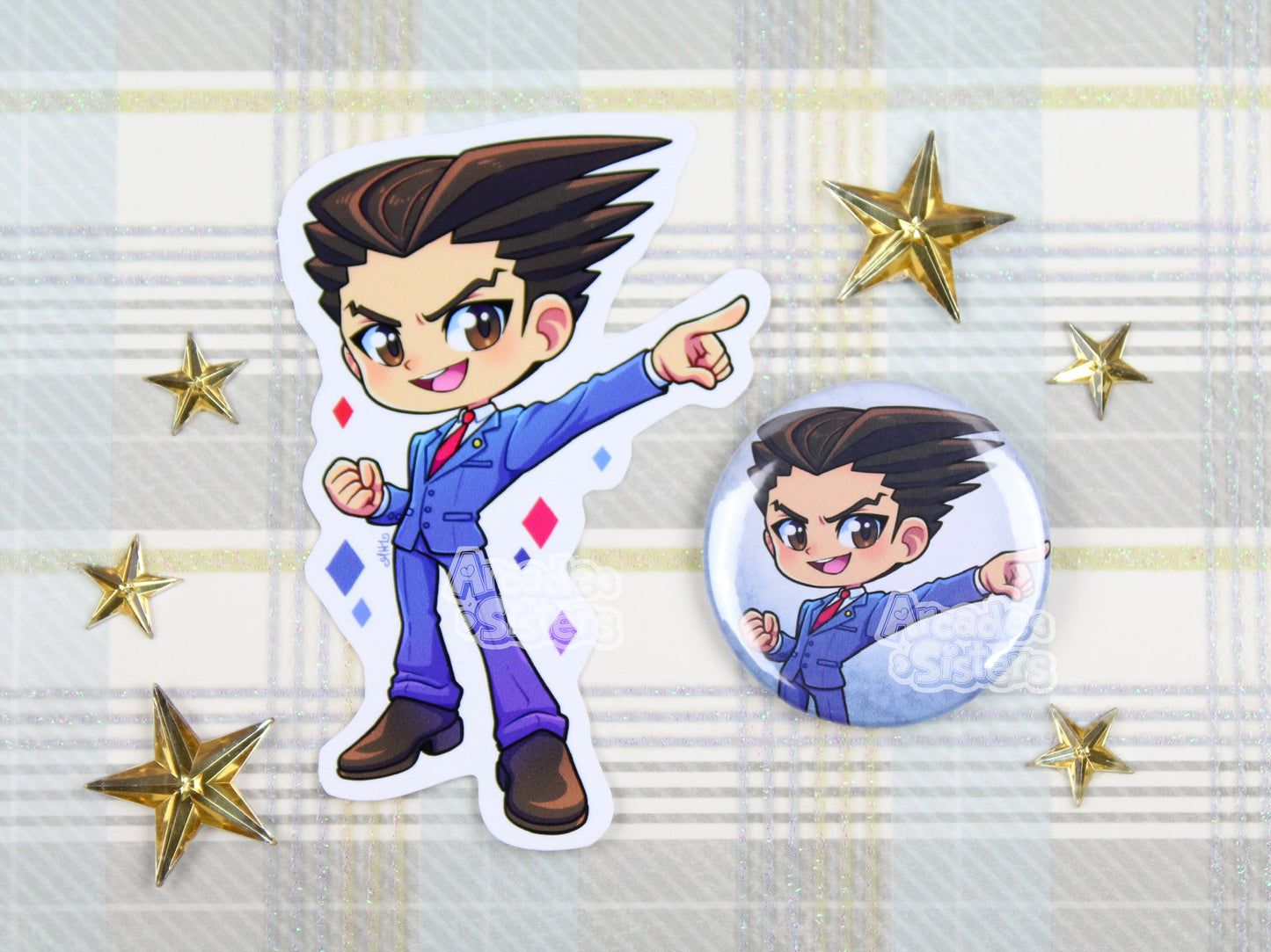 Pointing Lawyer Stickers & Badges