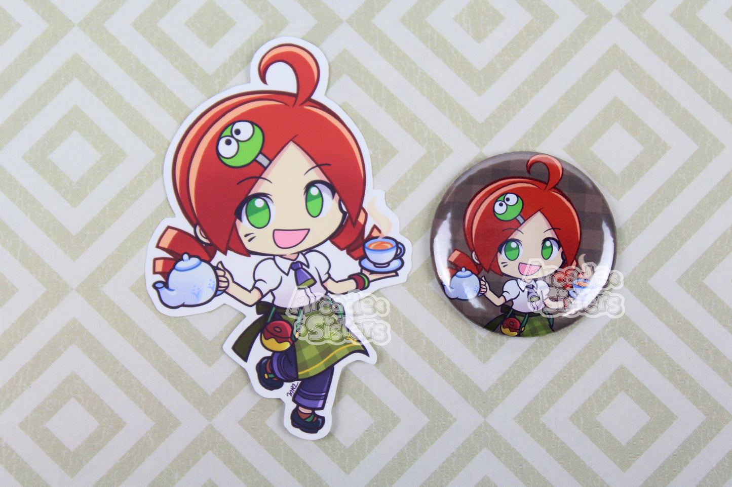 Puyo Café Stickers & Badges