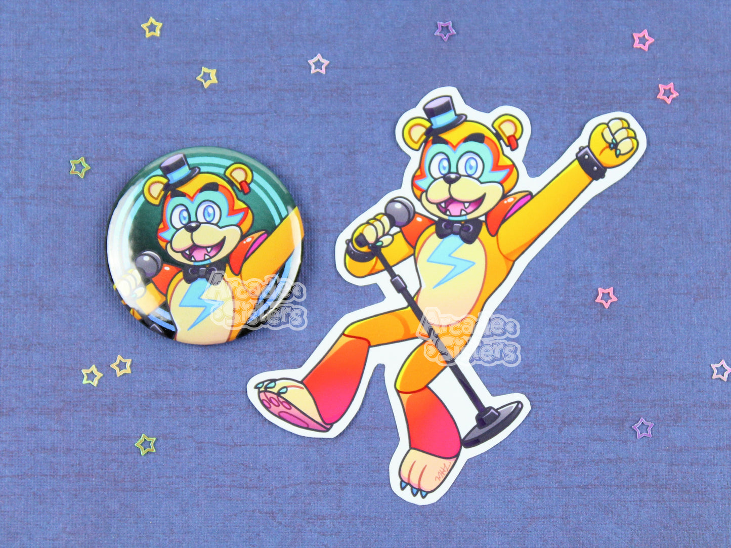 FNAF Security Breach Stickers & Badges