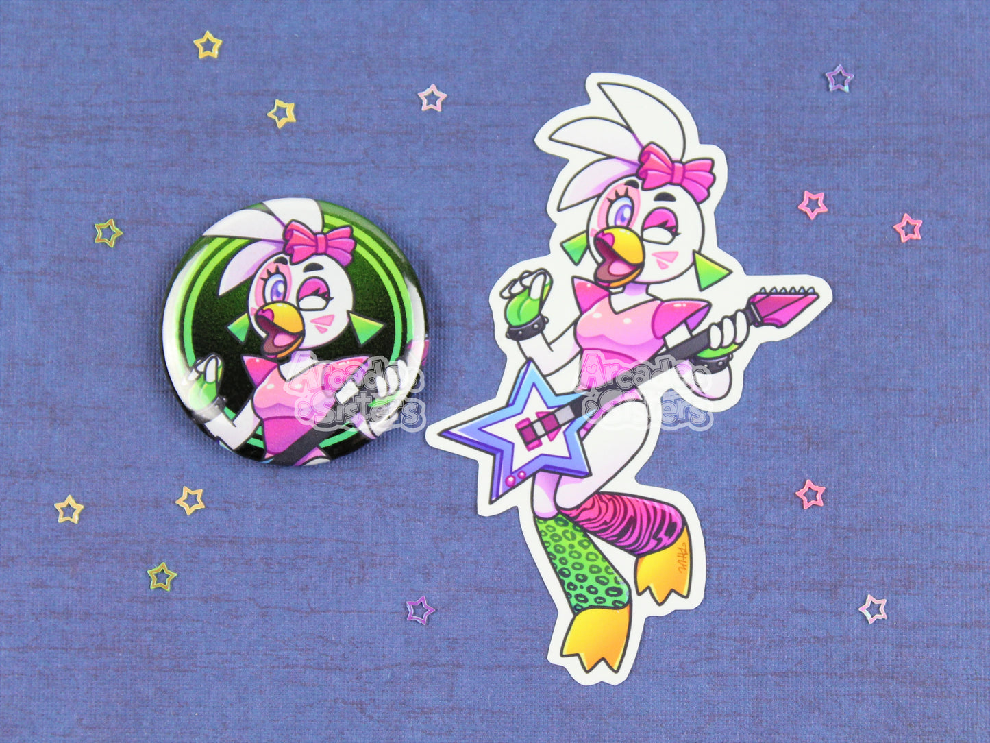 FNAF Security Breach Stickers & Badges