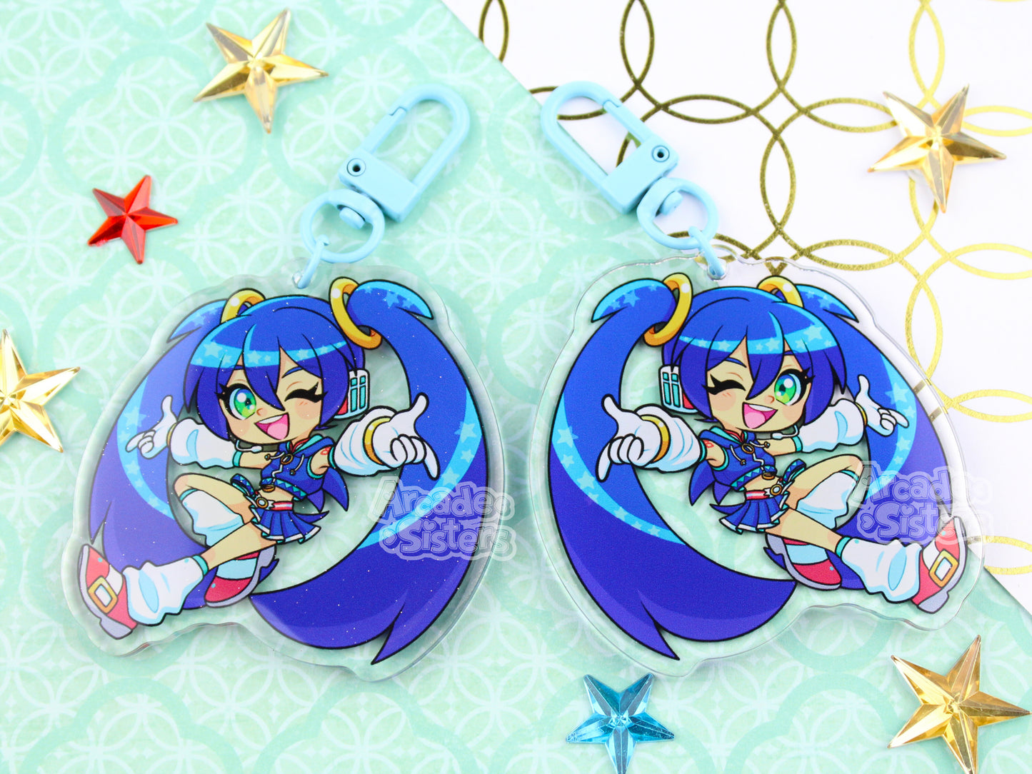 Miku Sonic Keychain