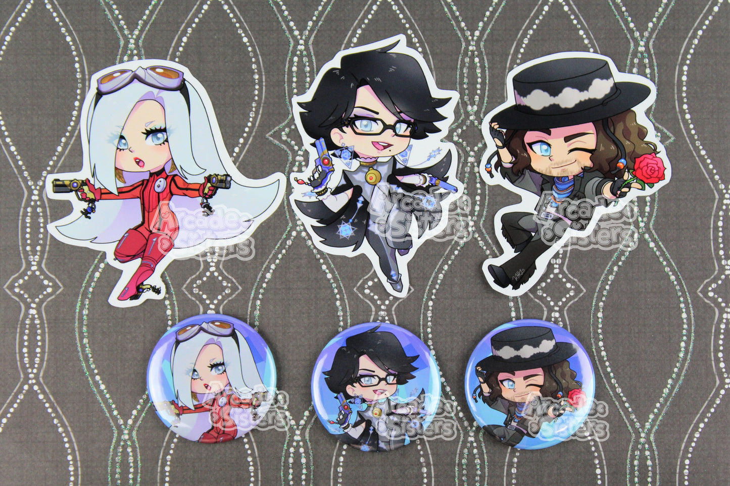 Bayonetta Stickers & Badges