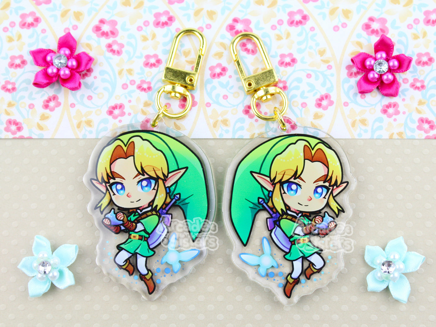 Ocarina & Majora Keychain