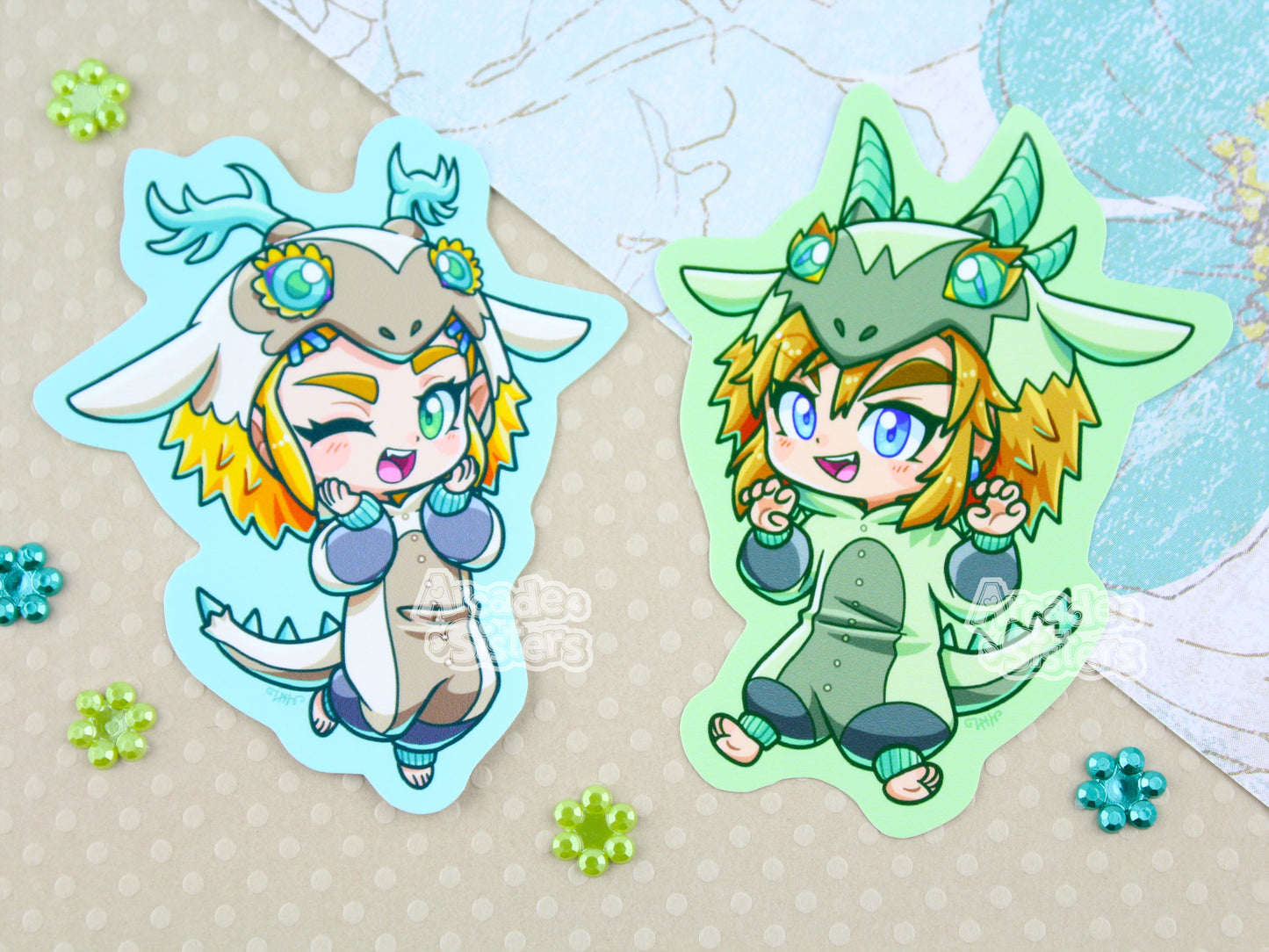 ToTK Dragon Stickers & Badges