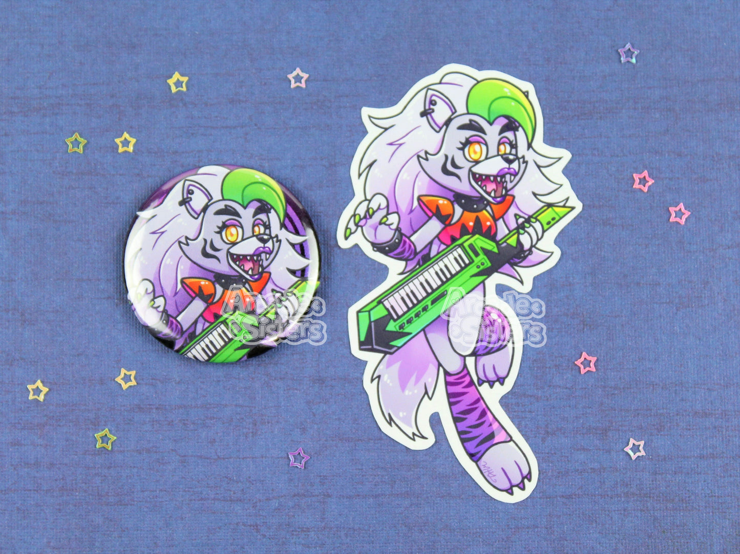 FNAF Security Breach Stickers & Badges