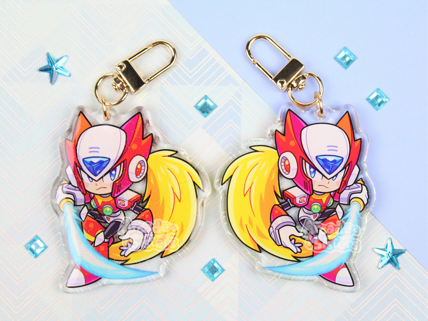 Megaman X Keychain