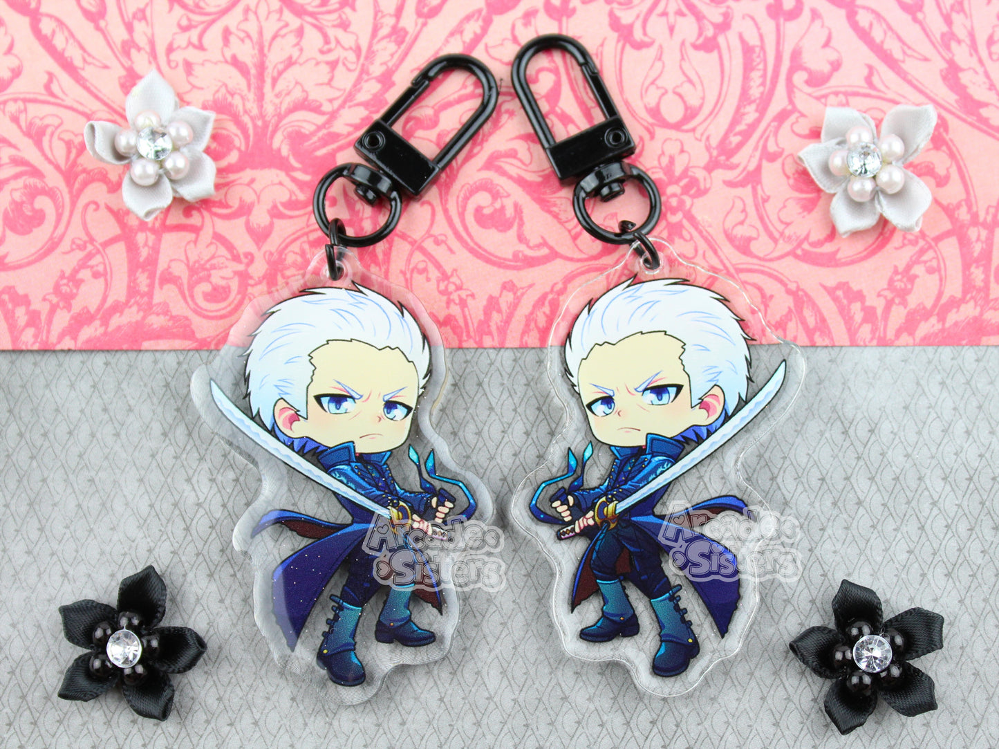 Crying Devil 5 Keychain