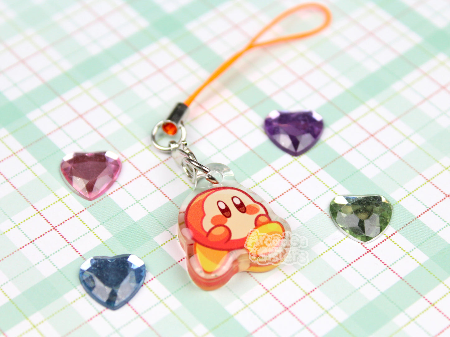 Kirby Phone Charm