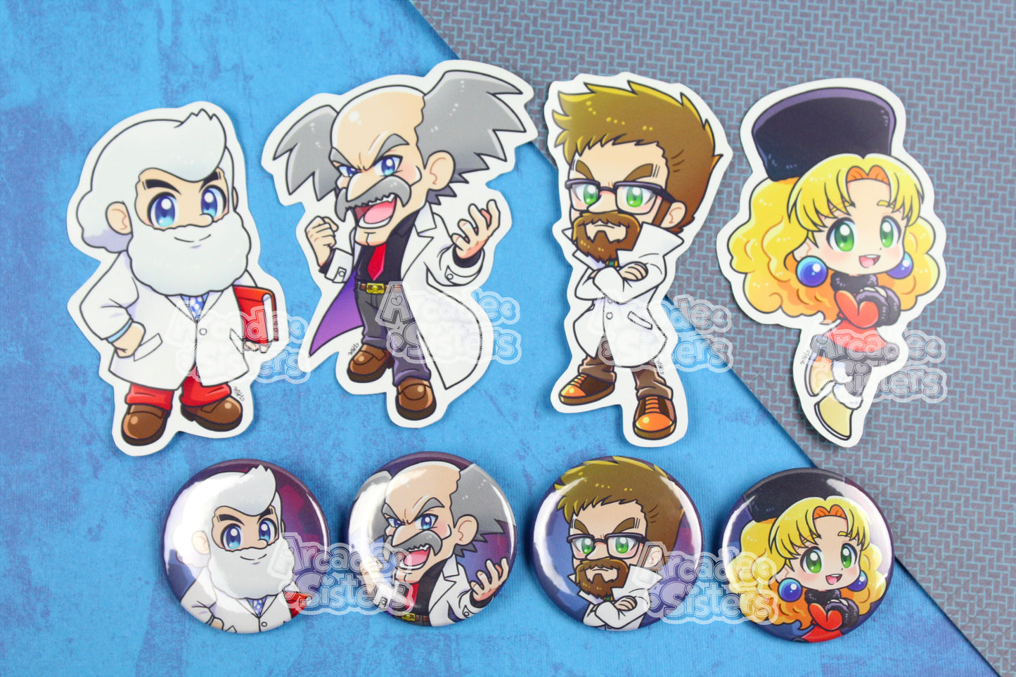 Megaman Stickers & Badges