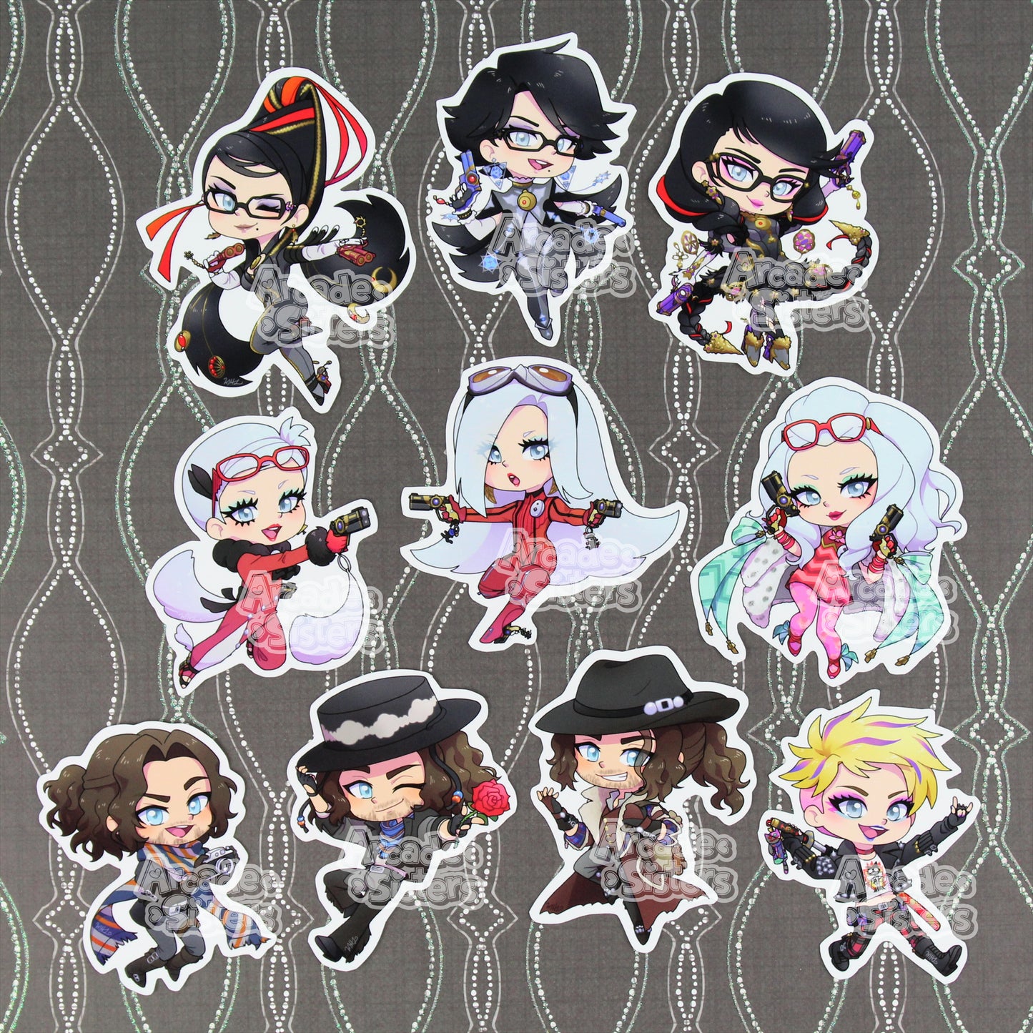 Bayonetta Stickers & Badges