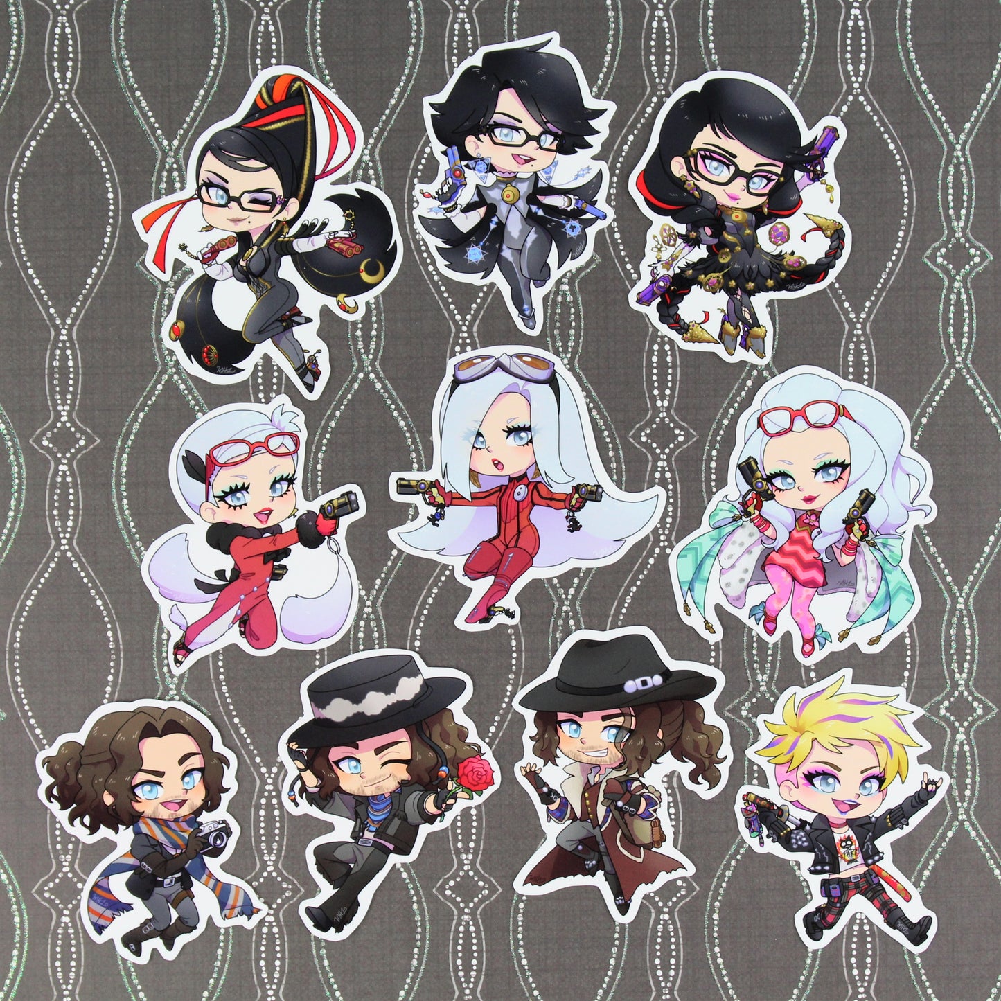 Bayonetta Stickers & Badges
