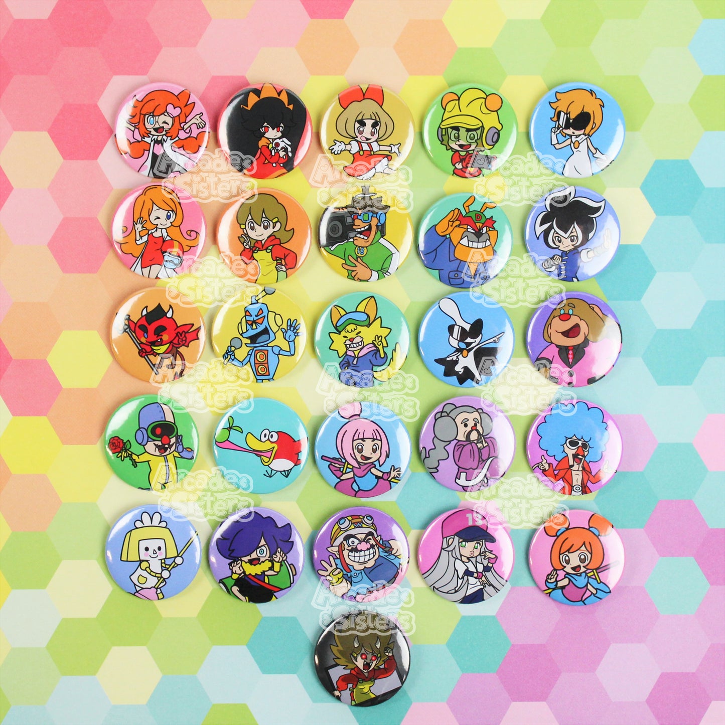 WarioWare Stickers & Badges