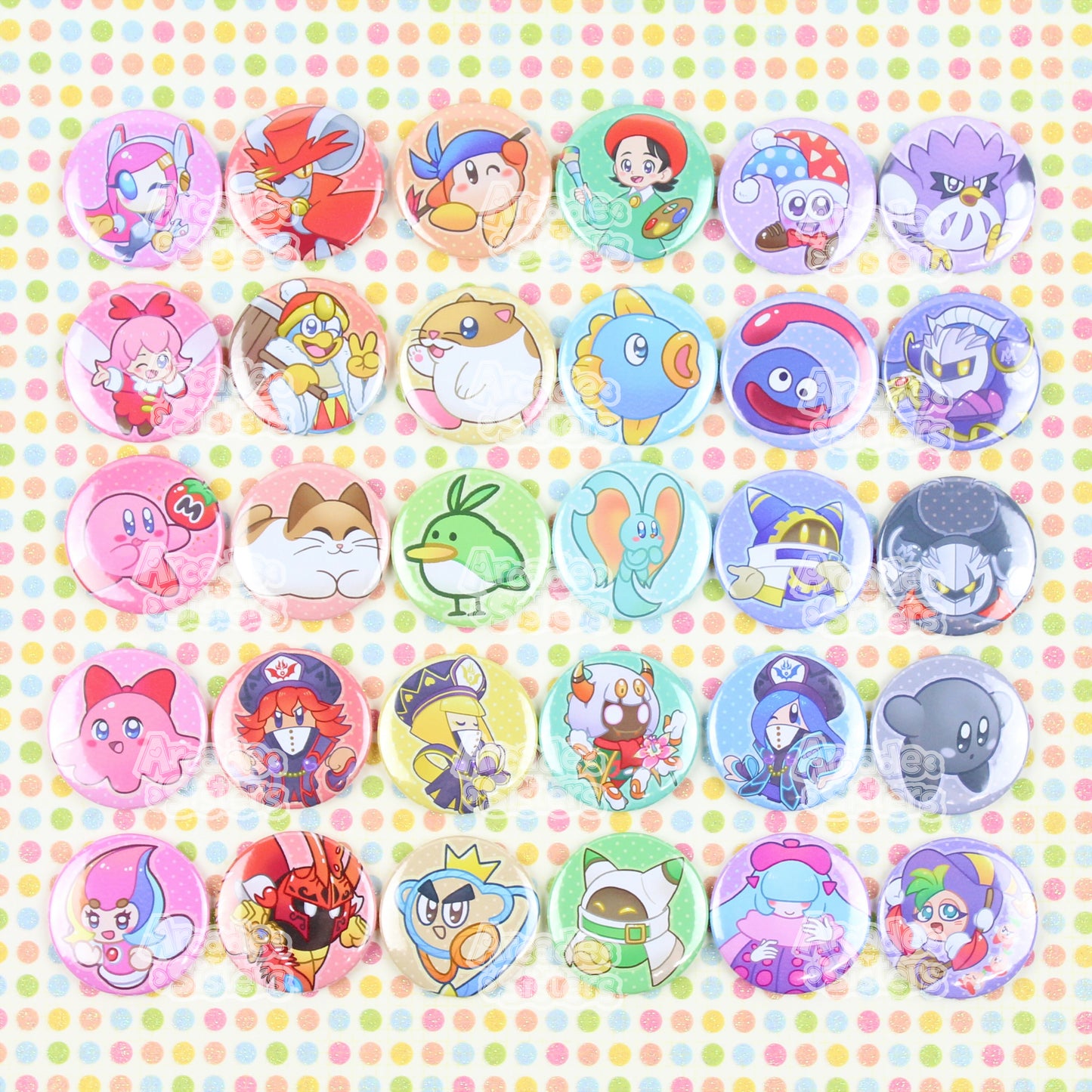 Kirby Stickers & Badges