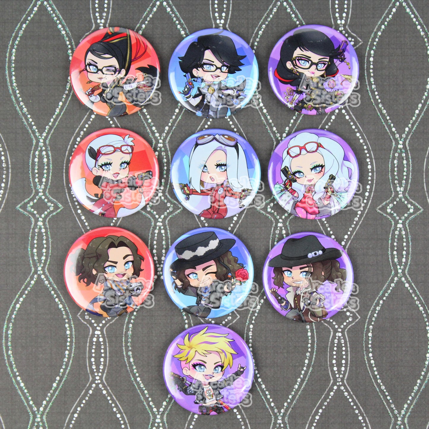 Bayonetta Stickers & Badges