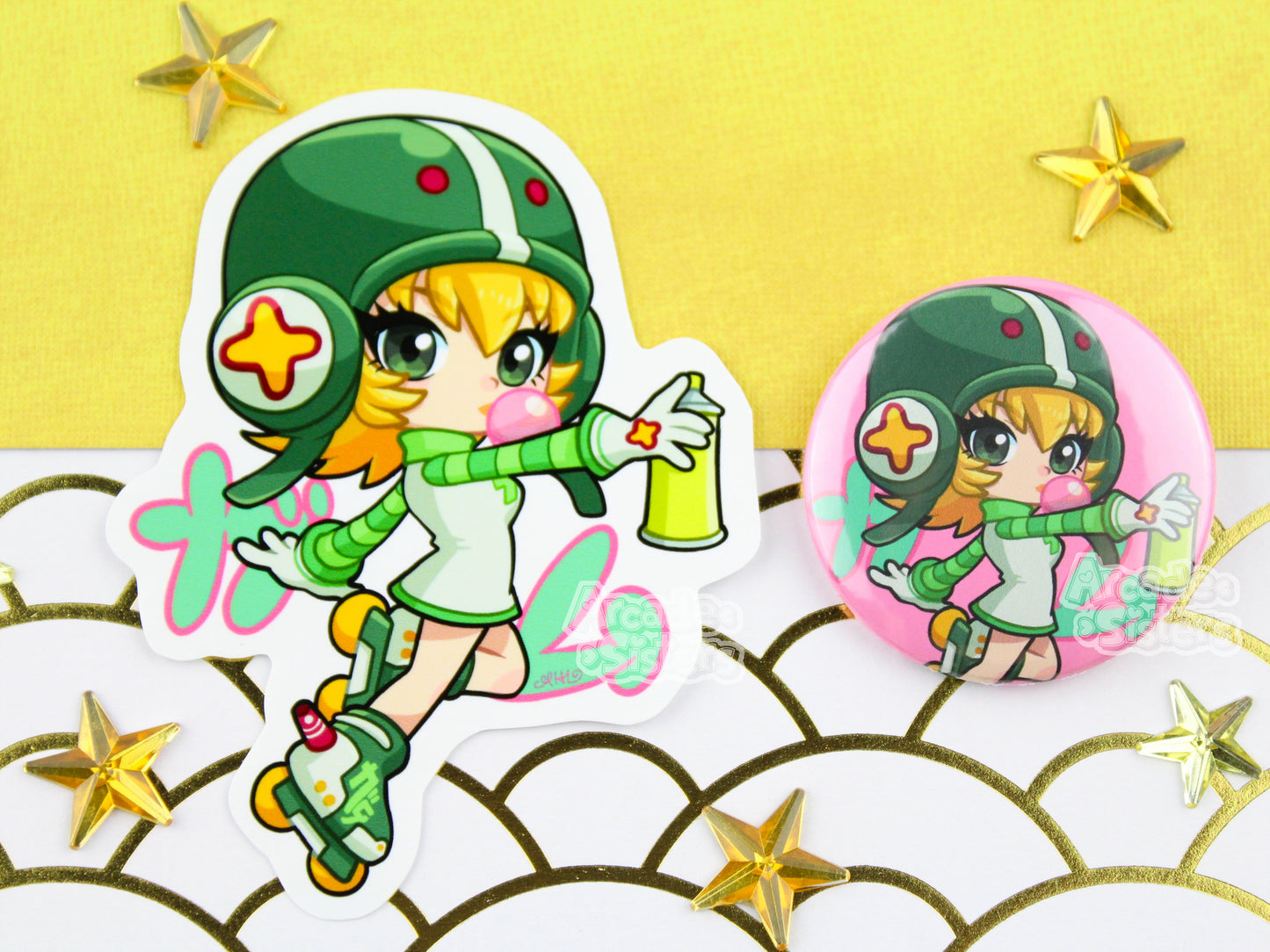 Jet Set Radio Stickers & Badges