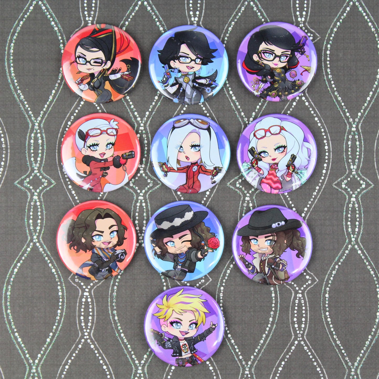Bayonetta Stickers & Badges