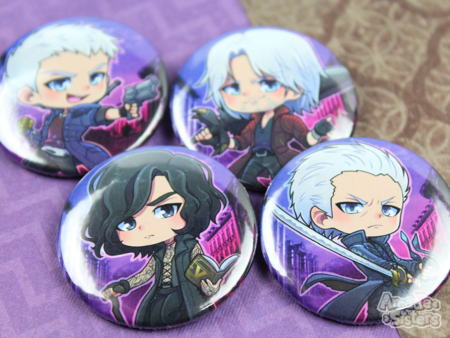 Crying Devil 5 Stickers & Badges