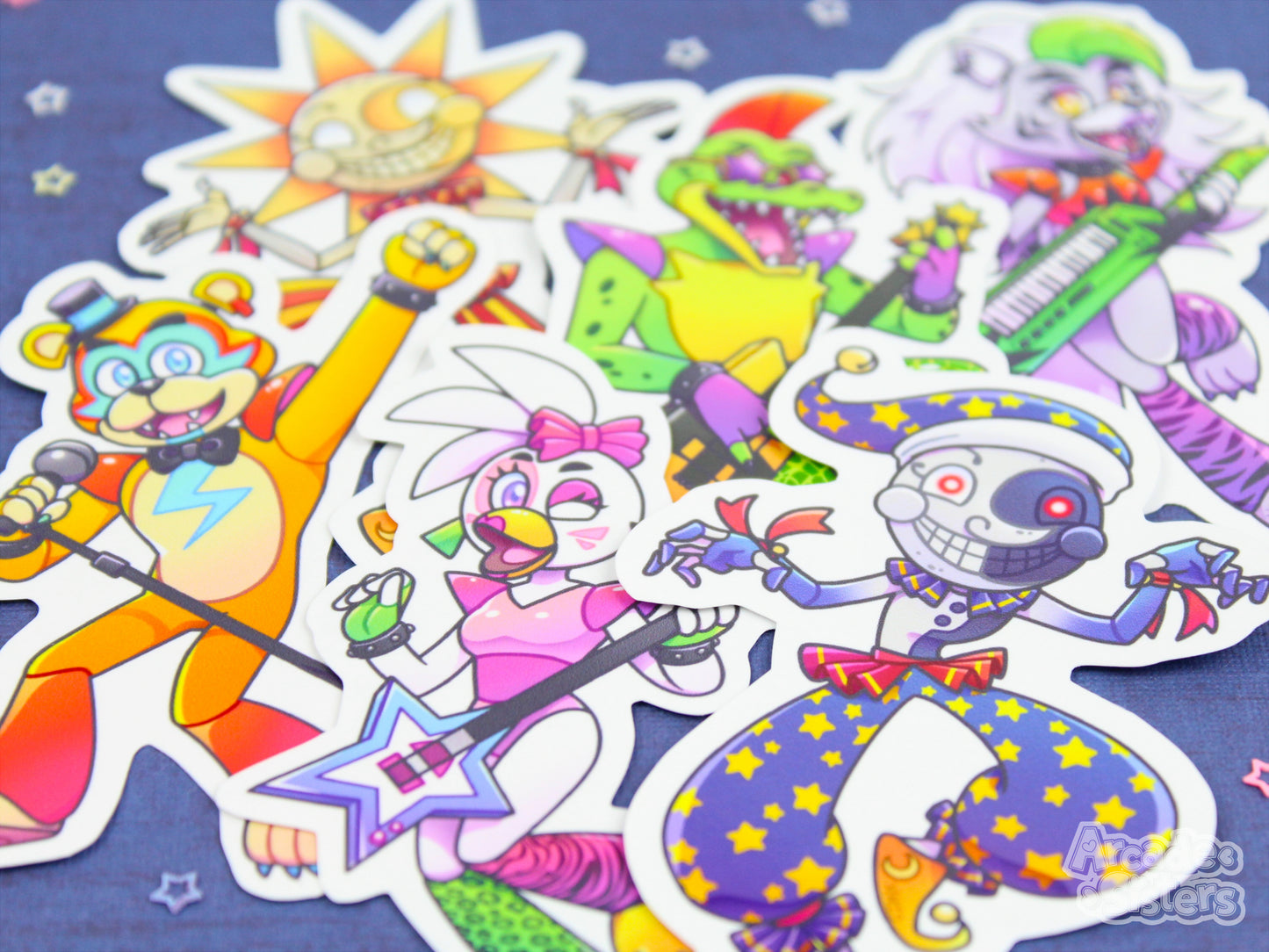 FNAF Security Breach Stickers & Badges