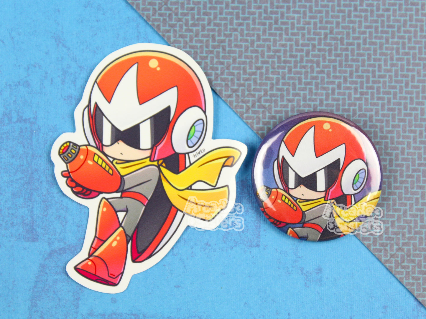 Megaman Stickers & Badges