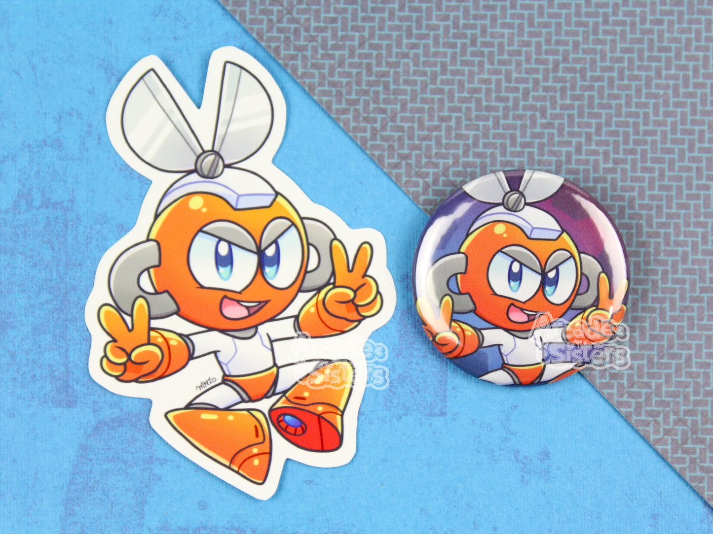 Megaman Stickers & Badges