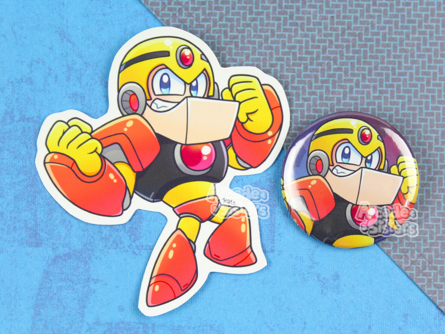 Megaman Stickers & Badges