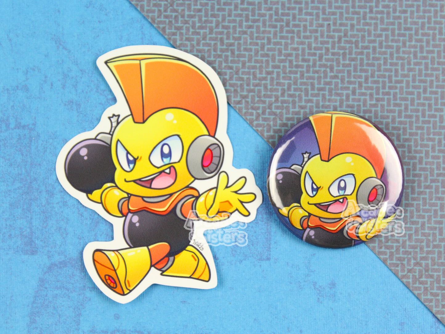 Megaman Stickers & Badges