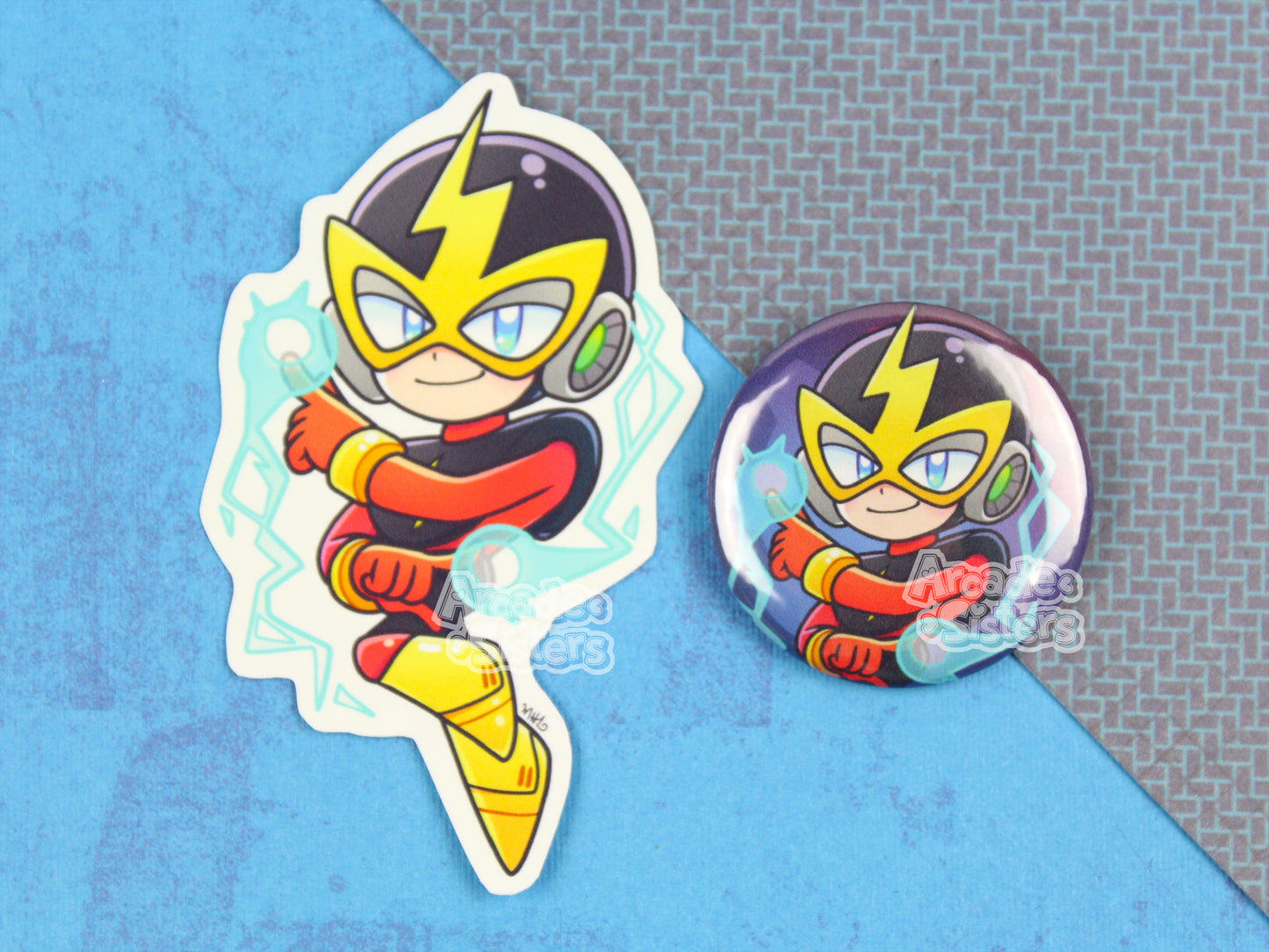 Megaman Stickers & Badges