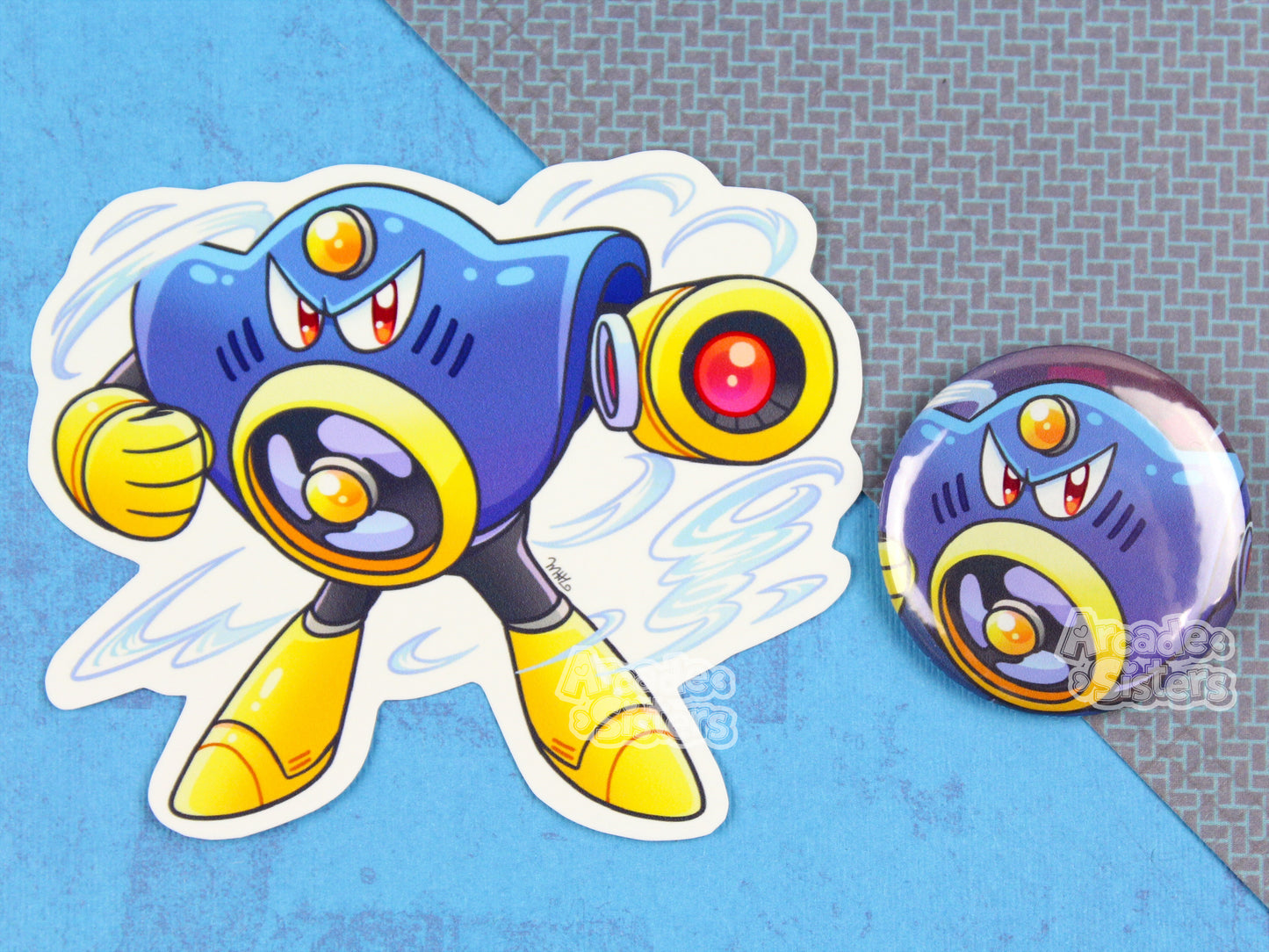 Megaman Stickers & Badges
