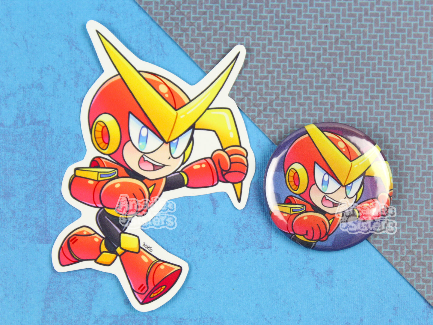 Megaman Stickers & Badges