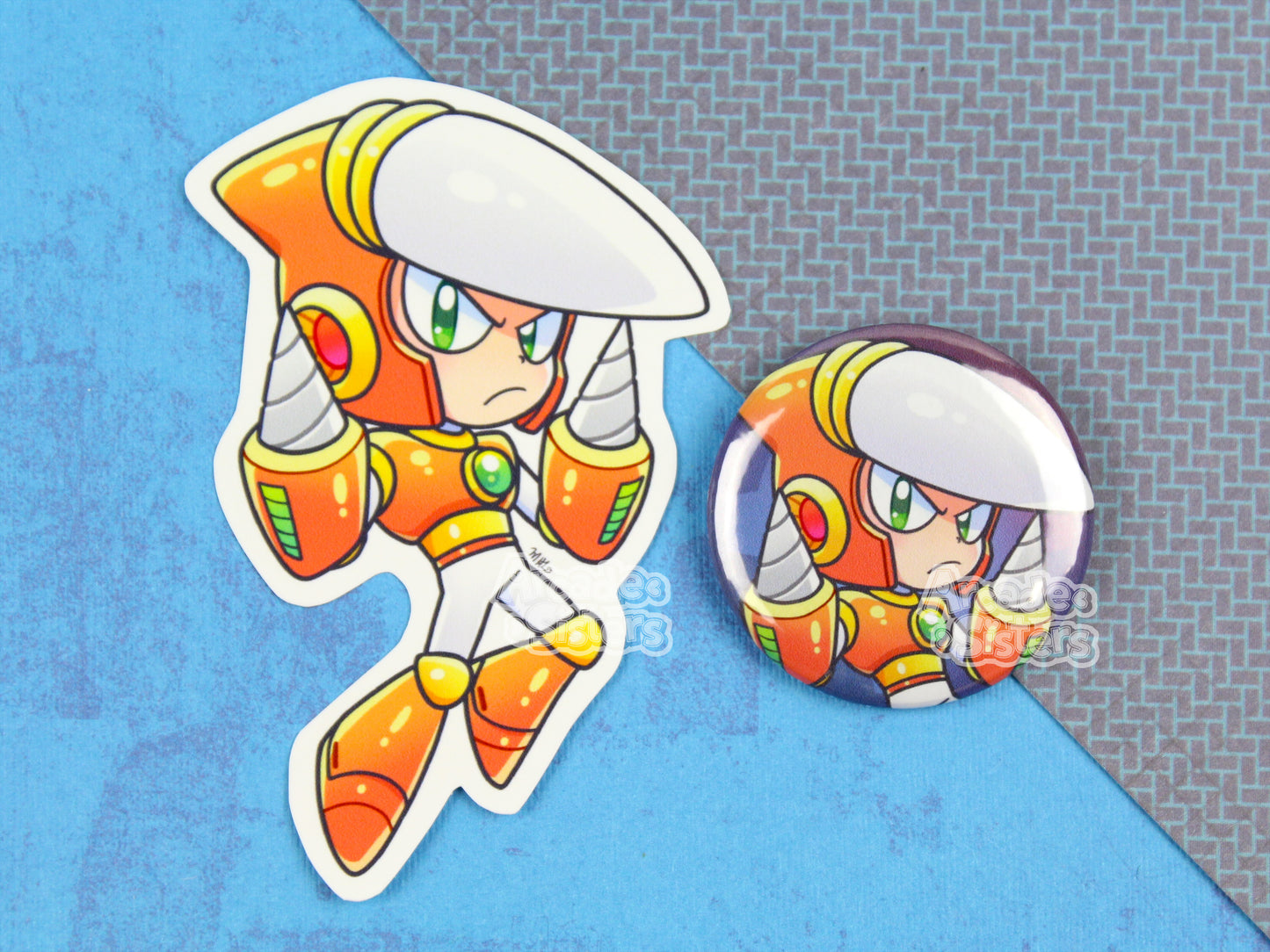 Megaman Stickers & Badges