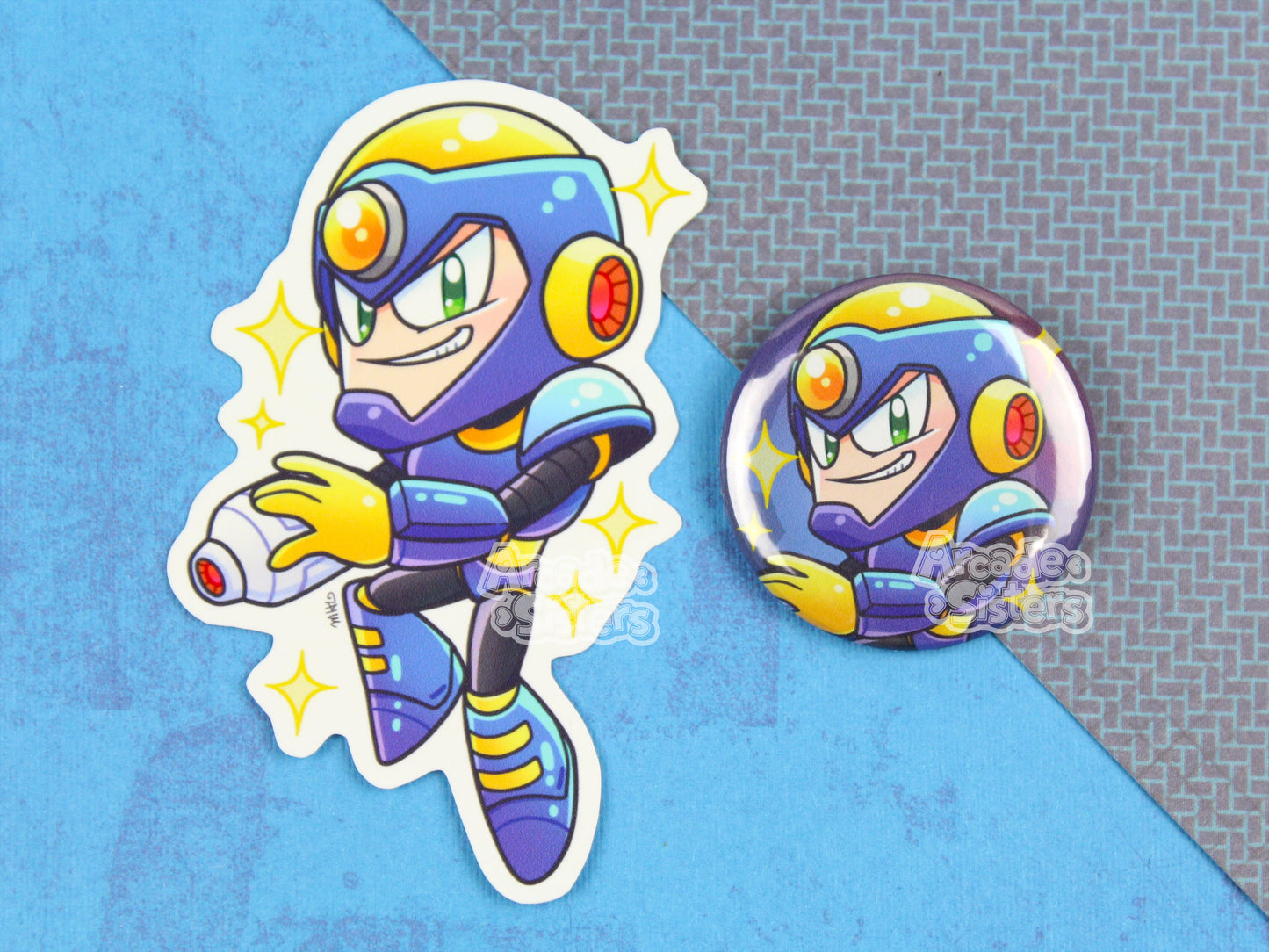 Megaman Stickers & Badges